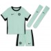 Camisa de Futebol Chelsea Benoit Badiashile #5 Equipamento Alternativo Infantil 2023-24 Manga Curta (+ Calças curtas)